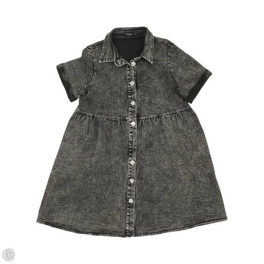Dress Casual Short By Clothes Mentor In Black Denim, Size: M