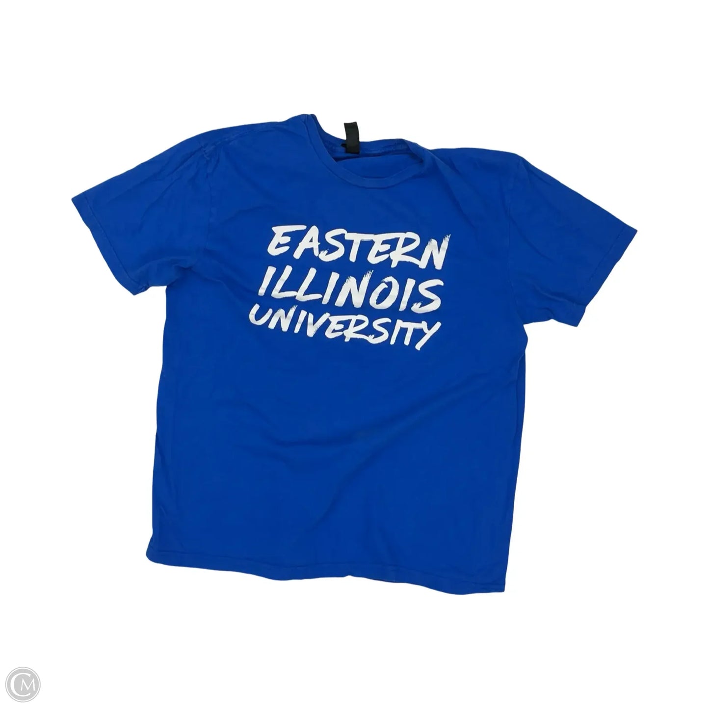 Athletic Top Short Sleeve By Gildan In Blue, Size: L