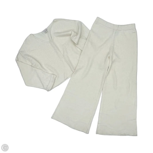 Lounge Set Pants By Sincerely Jules In Cream, Size: Xl