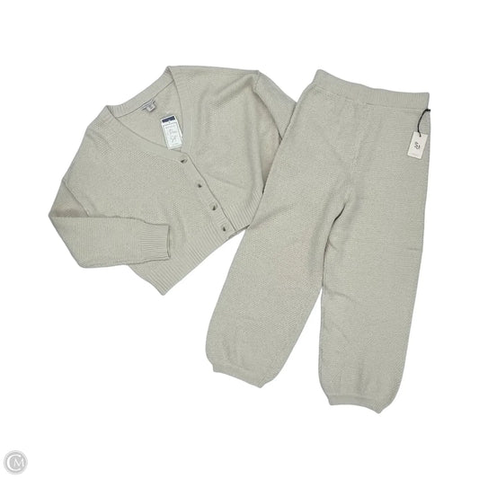 Lounge Set Pants By Sincerely Jules In Cream, Size: Xl