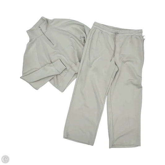 Lounge Set Pants By Clothes Mentor In Cream, Size: Xl