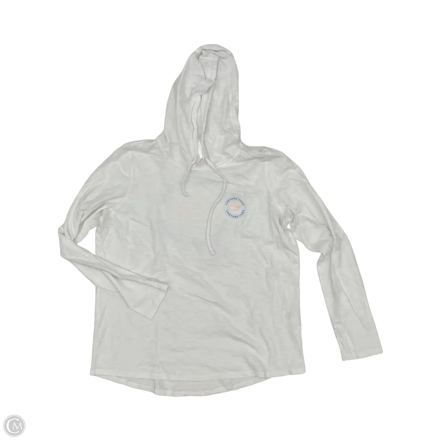 Top Long Sleeve By Vineyard Vines In White, Size: Xl