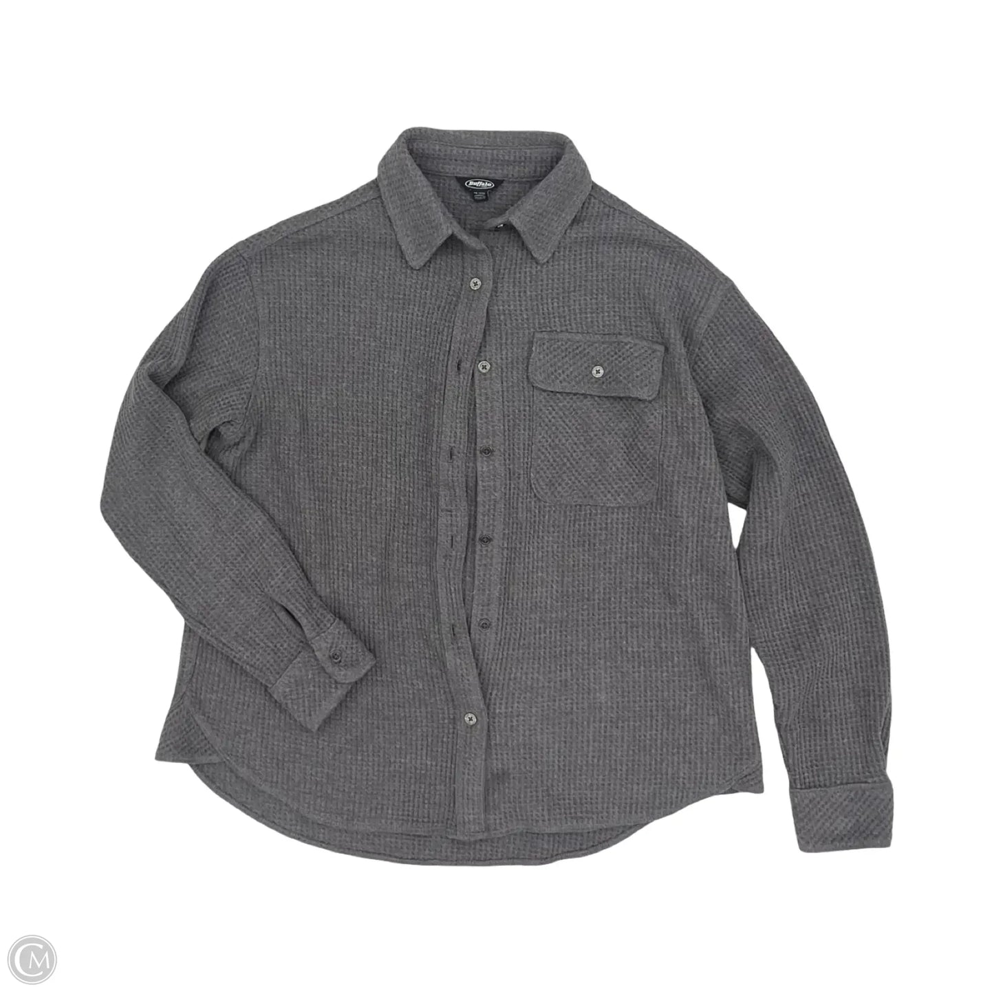Top Long Sleeve By Clothes Mentor In Grey, Size: Xs