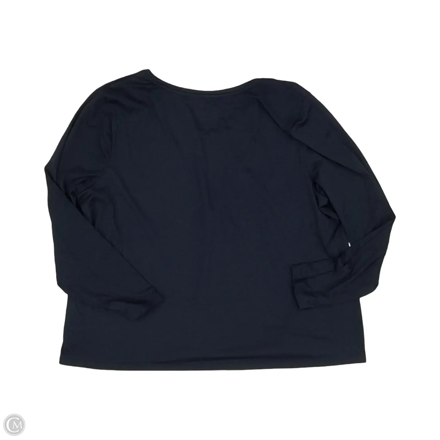 Top Long Sleeve By Any Body In Navy, Size: Xl