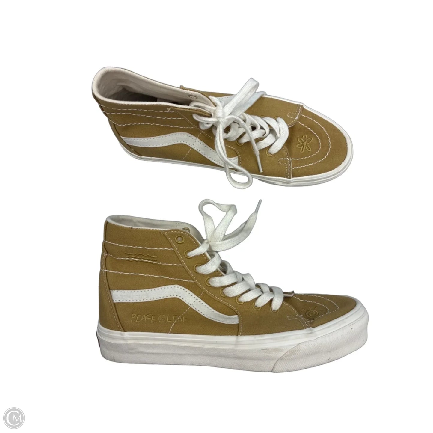 Shoes Sneakers By Vans In Yellow, Size: 8