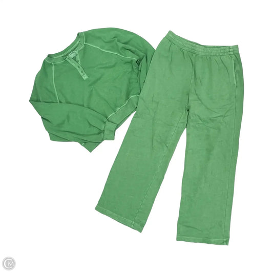 Lounge Set Pants By Old Navy In Green, Size: M