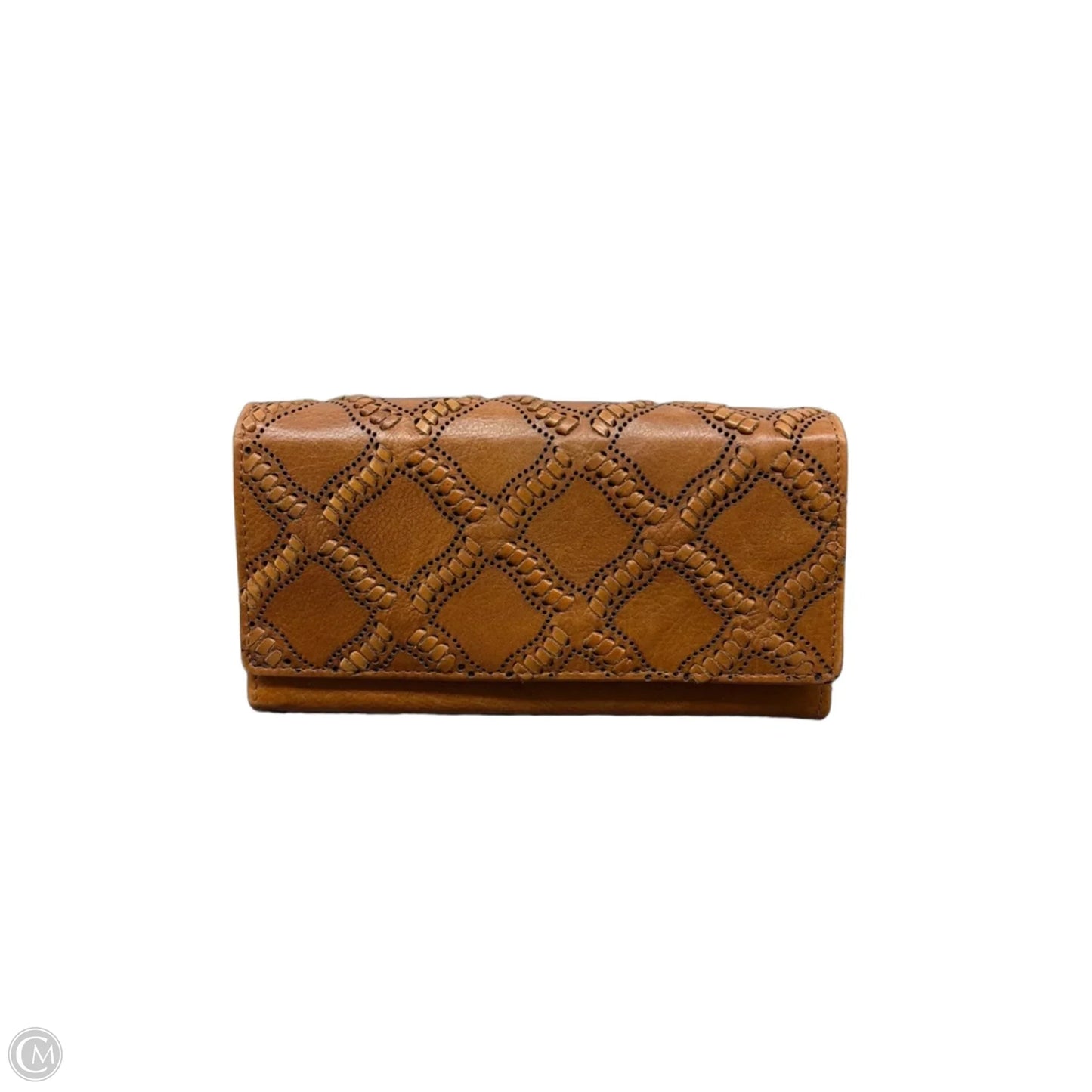 Wallet Leather By Clothes Mentor, Size: Medium