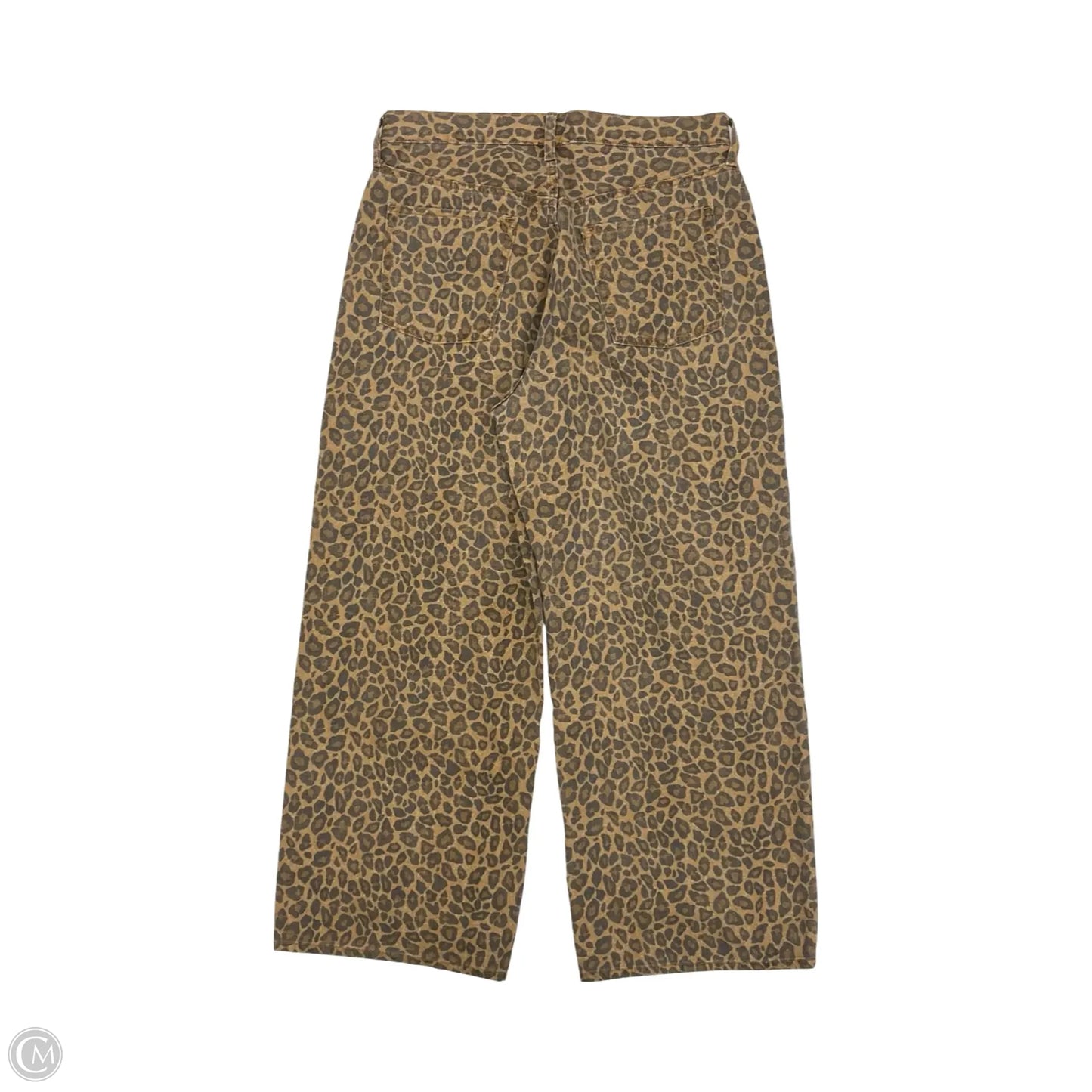 Jeans Wide Leg By Old Navy In Leopard Print, Size: 14