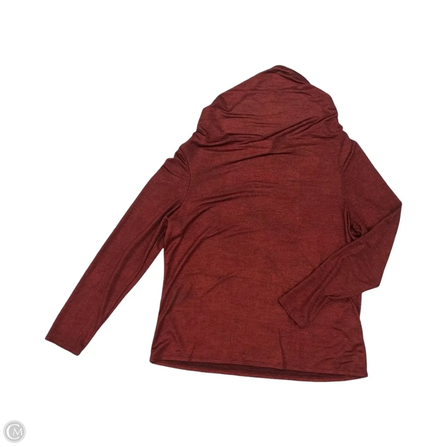 Blouse Long Sleeve By Chicos In Red, Size: L