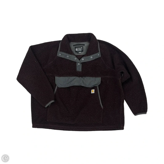 Jacket Faux Fur & Sherpa By Carhartt In Purple, Size: 2x