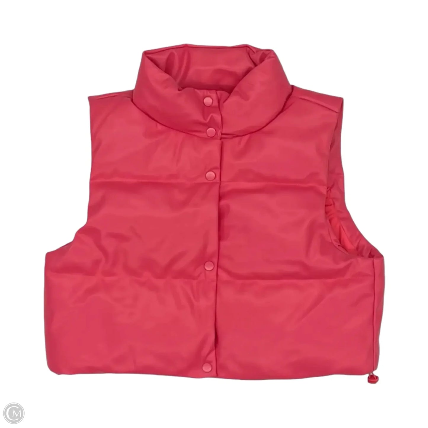 Vest Puffer & Quilted By Simply Southern In Pink, Size: M