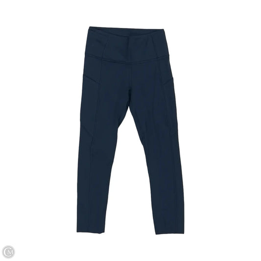 Athletic Leggings Capris By Lululemon In Navy, Size: S