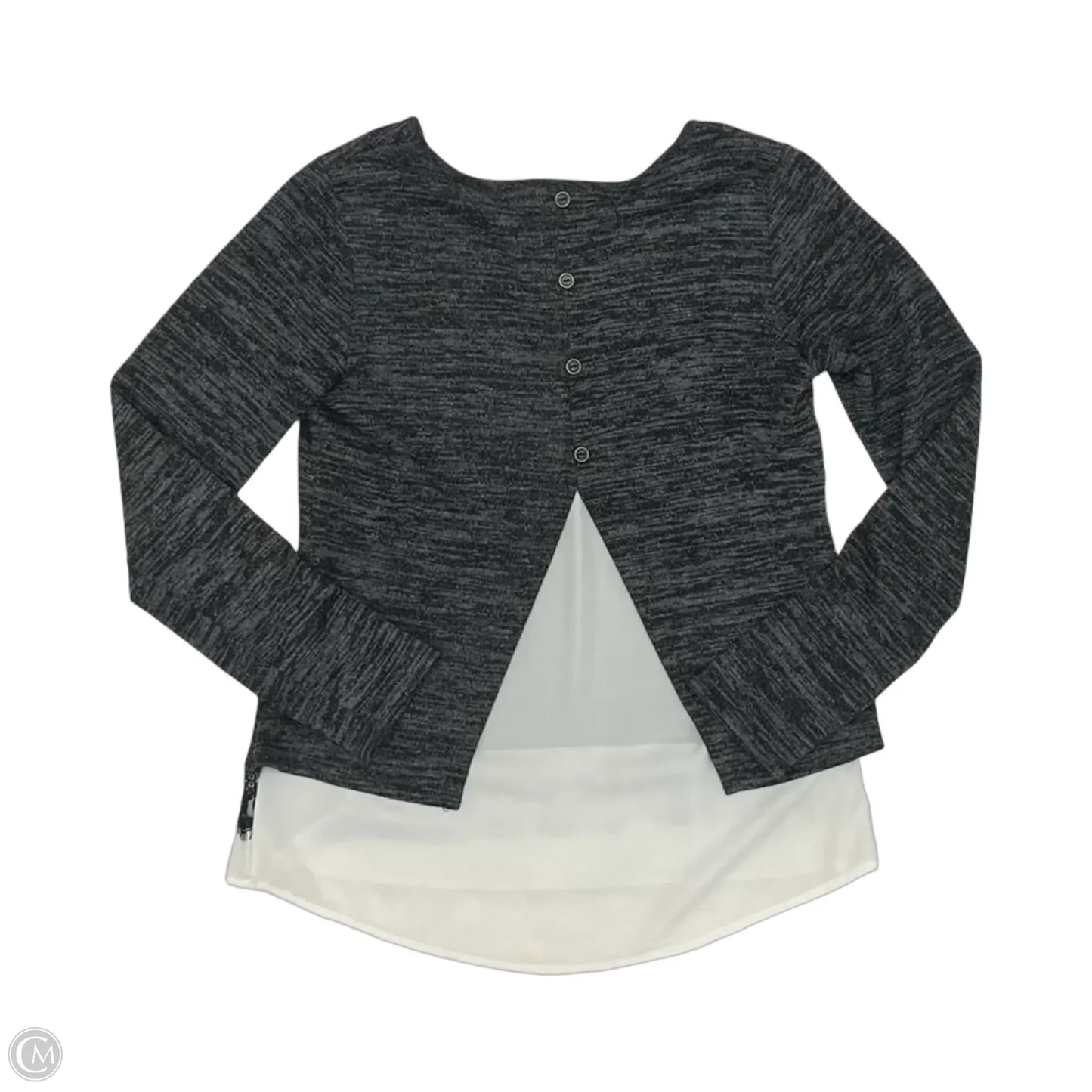 Top Long Sleeve By Maurices In Grey, Size: S