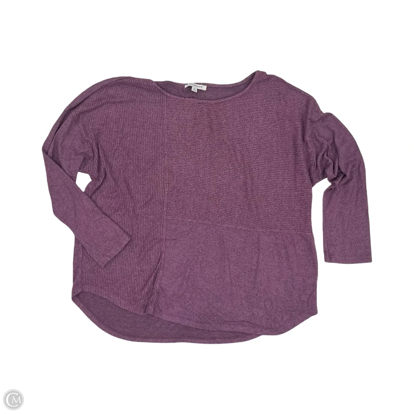 Top Long Sleeve By Clothes Mentor In Purple, Size: 3x