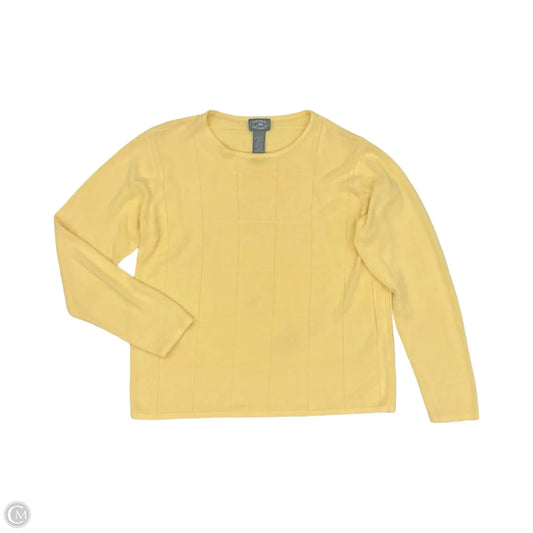 Sweater By Designer Originals In Yellow, Size: Xl
