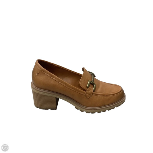 Shoes Heels Block By Zodiac In Tan, Size: 10