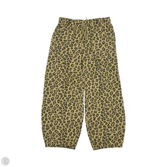 Pants Wide Leg By Joa In Leopard Print, Size: M