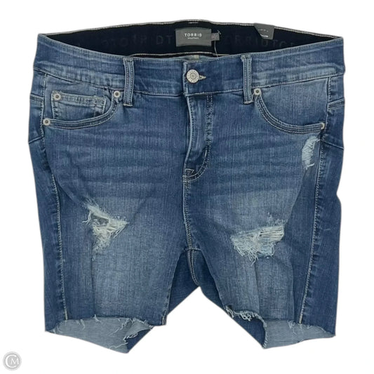 Shorts By Torrid In Blue Denim, Size: 12