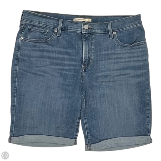Shorts By Levis In Blue Denim, Size: 16