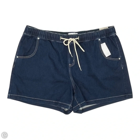 Shorts By Lane Bryant In Blue Denim, Size: 18