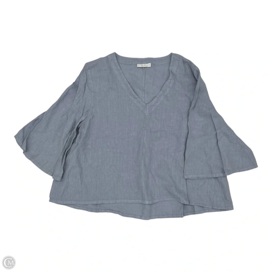 Top 3/4 Sleeve By Bryn Walker In Blue, Size: Xl