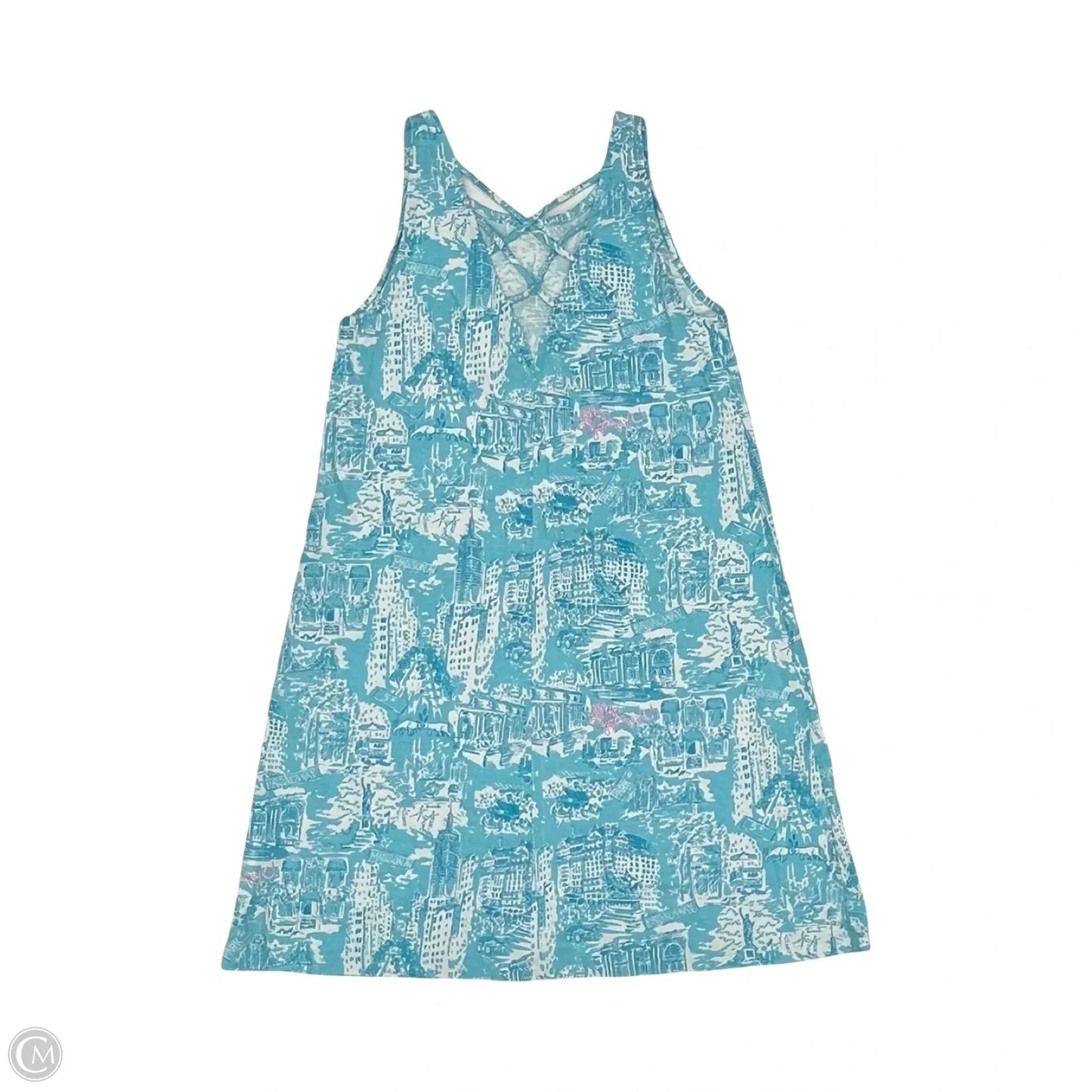 Dress Designer By Lilly Pulitzer In Aqua, Size: Xs