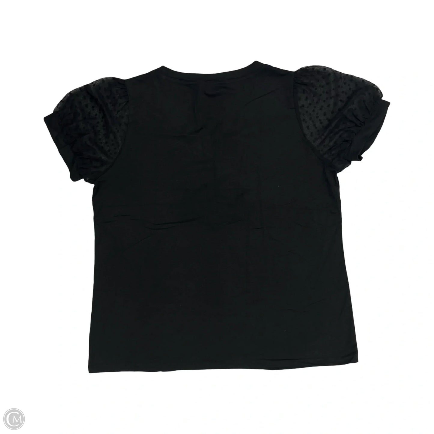 Top Short Sleeve By Cme In Black, Size: 2x