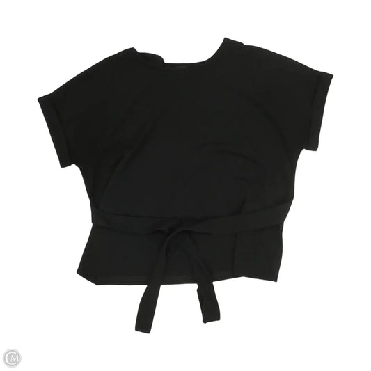 Blouse Short Sleeve By Worthington In Black, Size: 3x