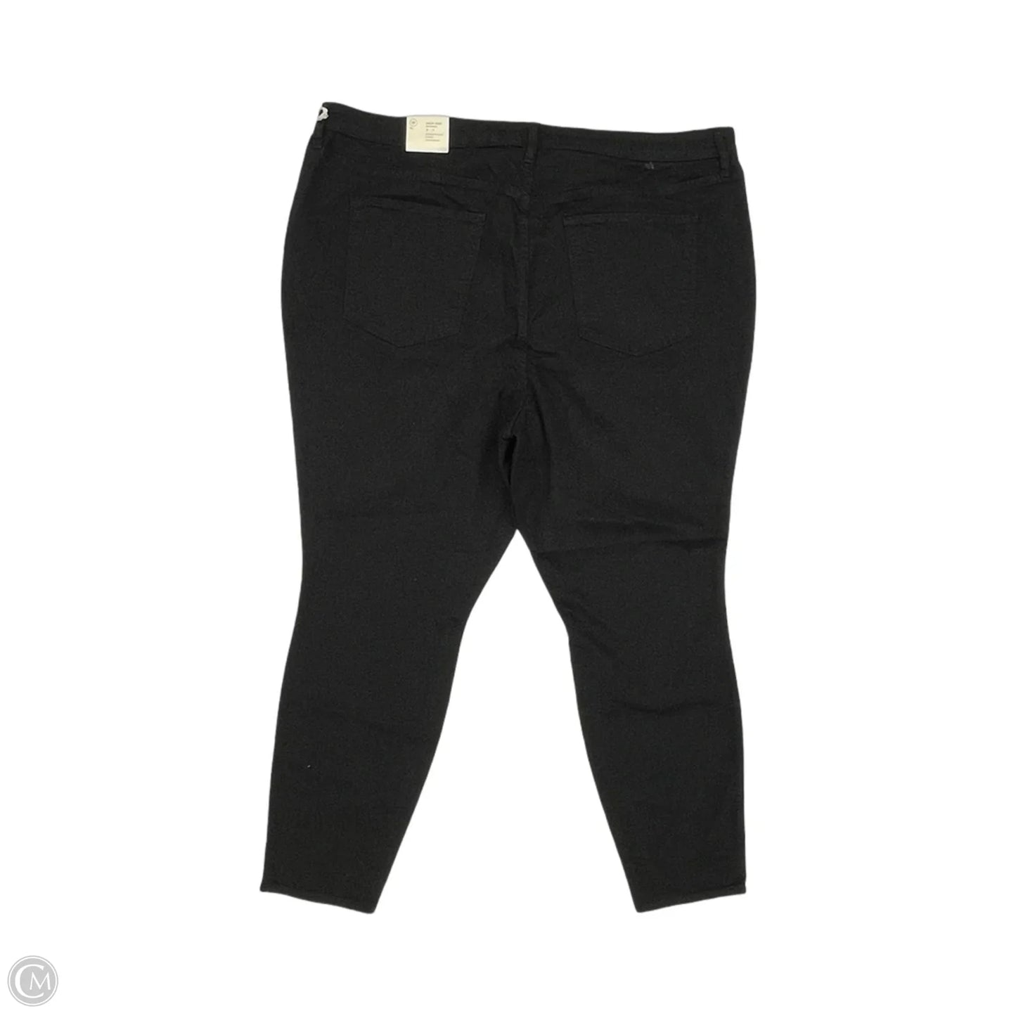 Jeans Skinny By Universal Thread In Black Denim, Size: 26