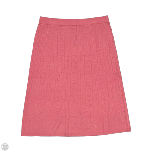 Skirt Midi By A New Day In Pink, Size: L