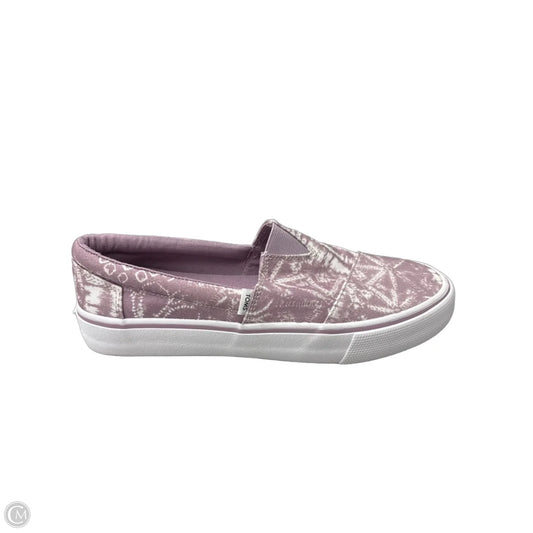 Shoes Flats By Toms In Purple, Size: 8