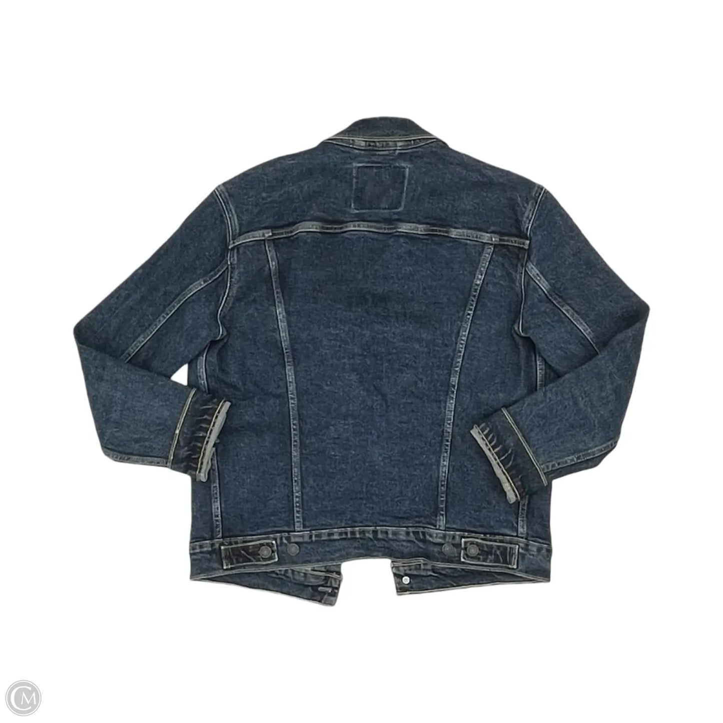 Jacket Denim By Levis In Blue Denim, Size: M