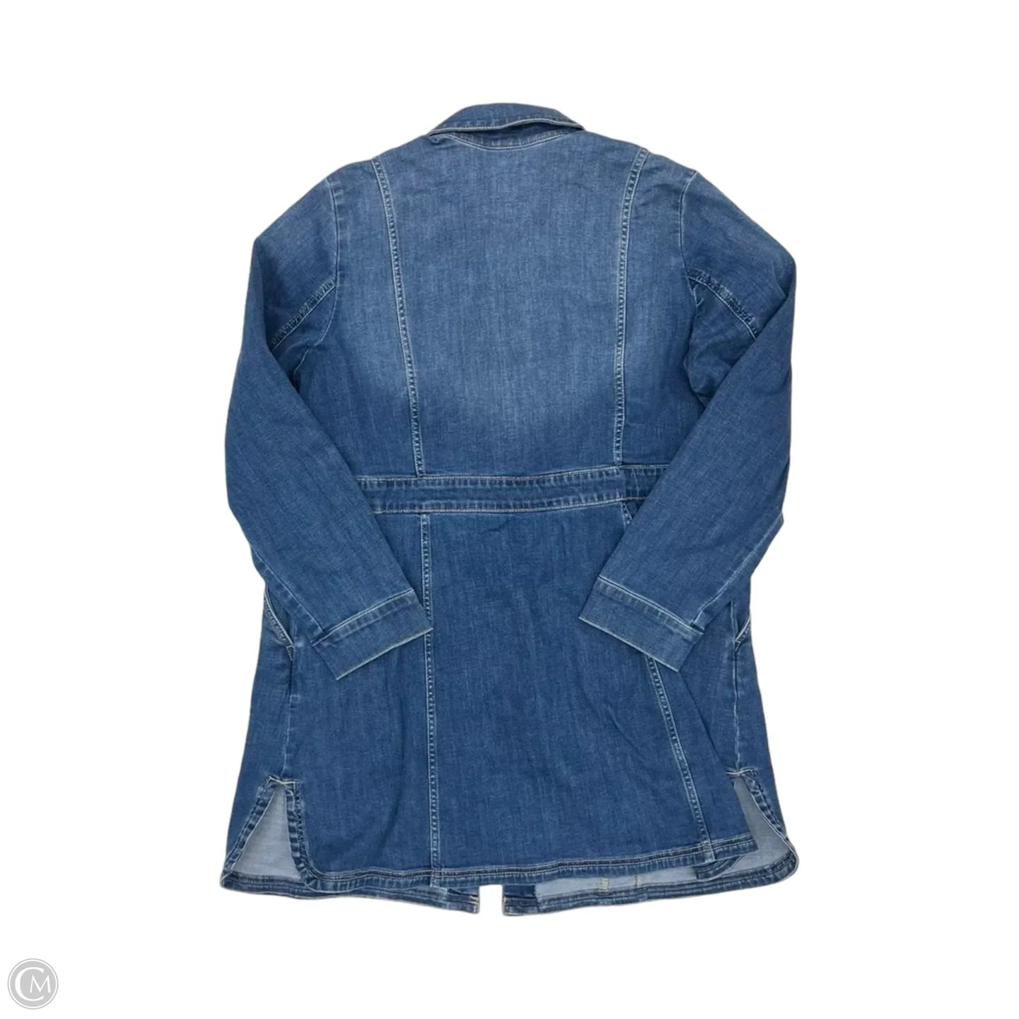 Jacket Denim By J. Jill In Blue Denim, Size: L