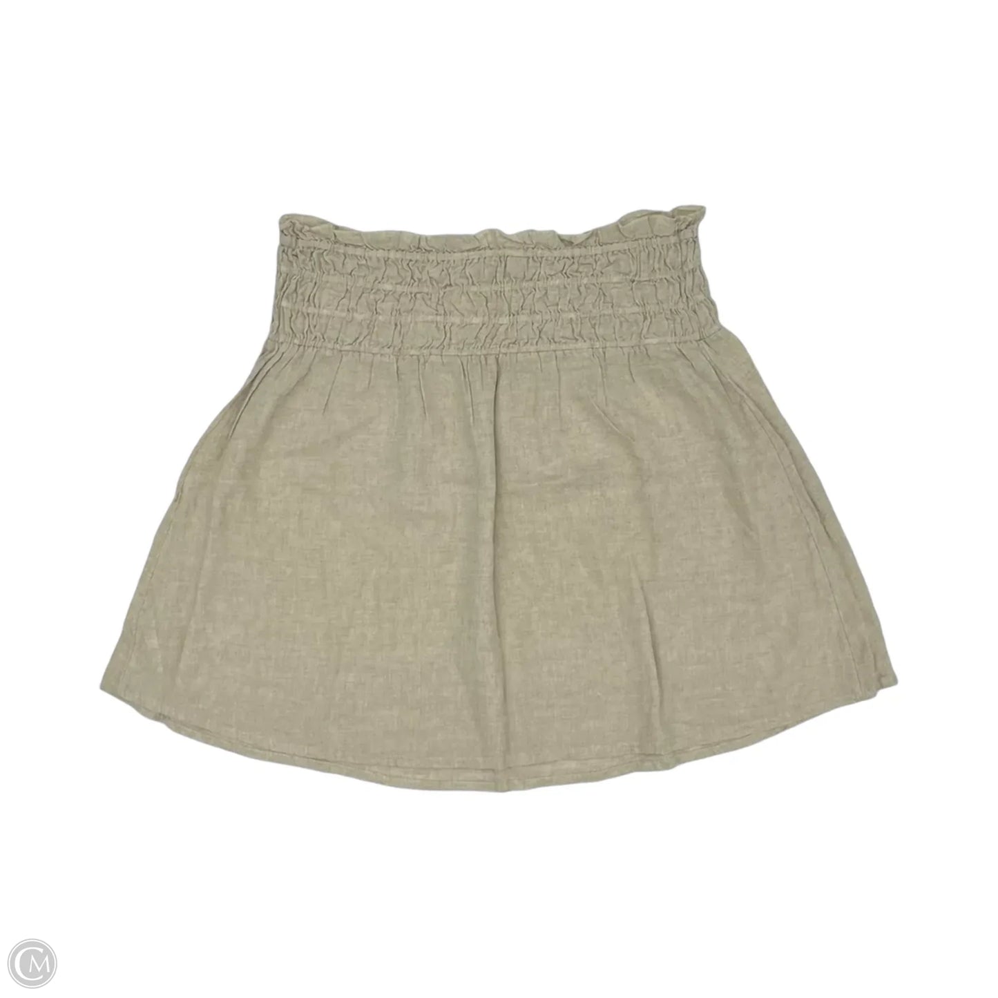 Skirt Mini & Short By Anthropologie In Tan, Size: Xl