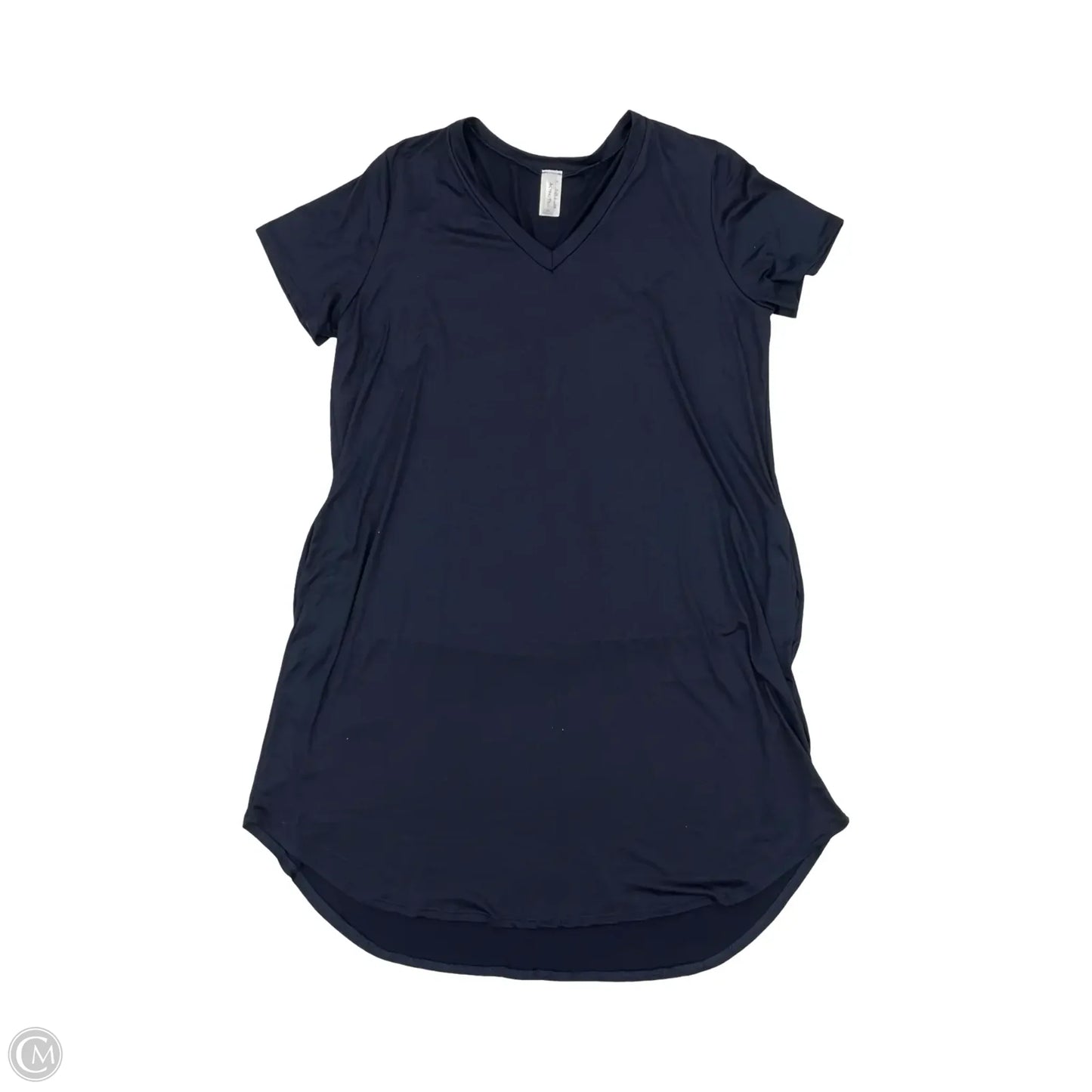 Dress Casual Midi By Acting Pro In Navy, Size: 2x