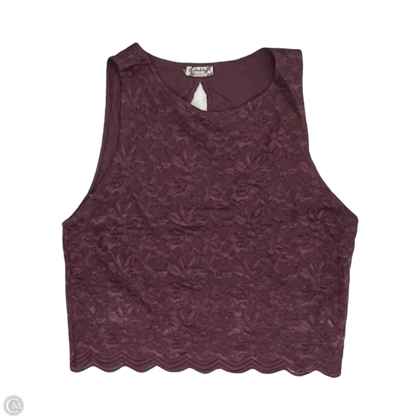 Top Sleeveless By Free People In Purple, Size: M