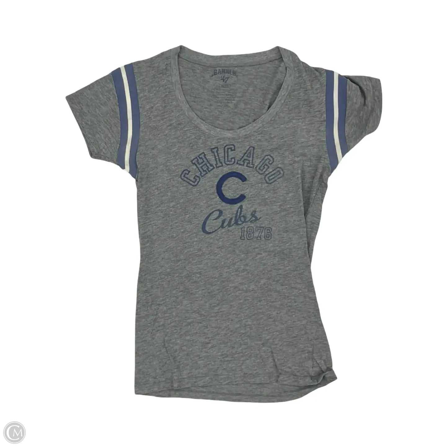 Athletic Top Short Sleeve By Clothes Mentor In Grey, Size: M