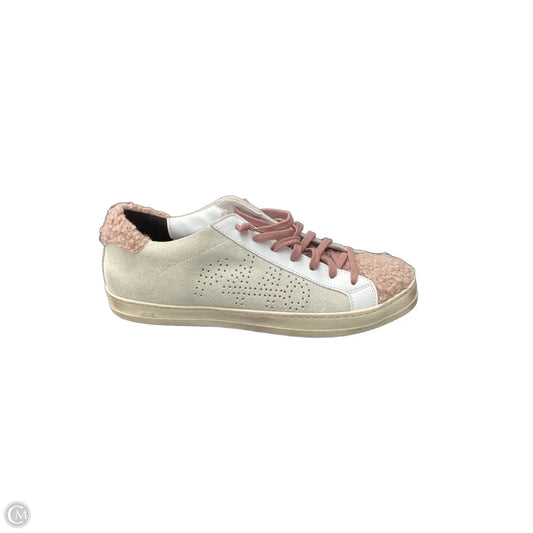 Shoes Sneakers By P448 In Pink & Tan, Size: 10.5