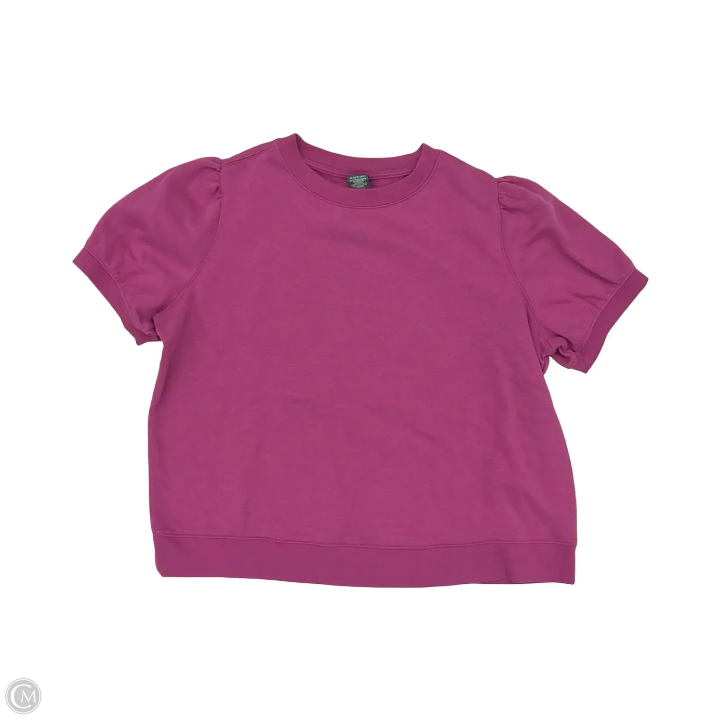 Top Short Sleeve By Terra & Sky In Pink, Size: 1x