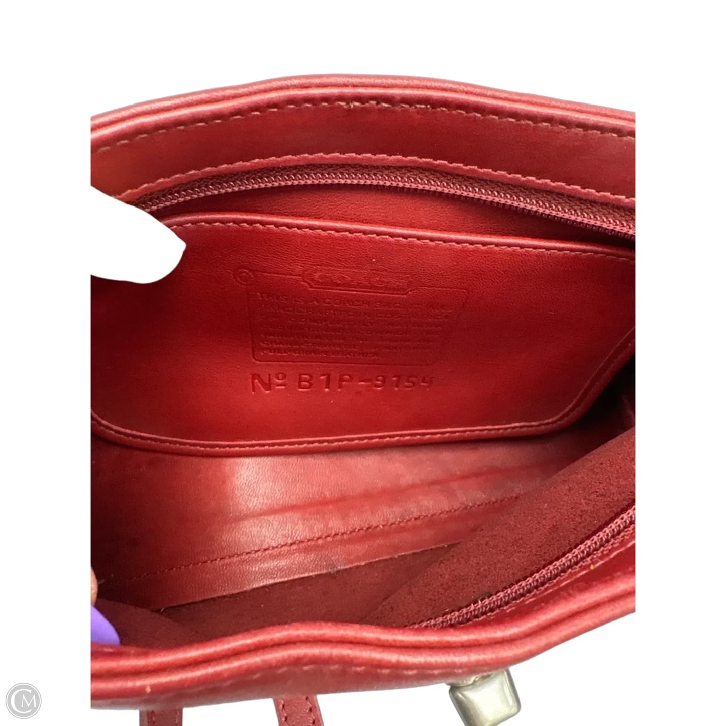 Crossbody Designer By Coach, Size: Small