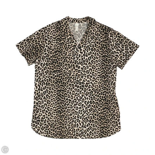 Dress Casual Short By H&m In Animal Print, Size: Xl