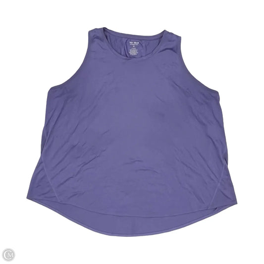 Athletic Tank Top By Tek Gear In Purple, Size: 3x