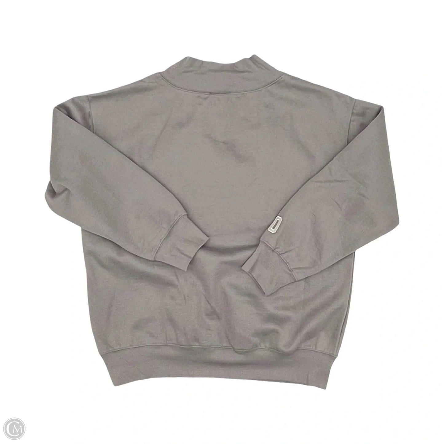 Sweatshirt Collar By Cmb In Grey, Size: M