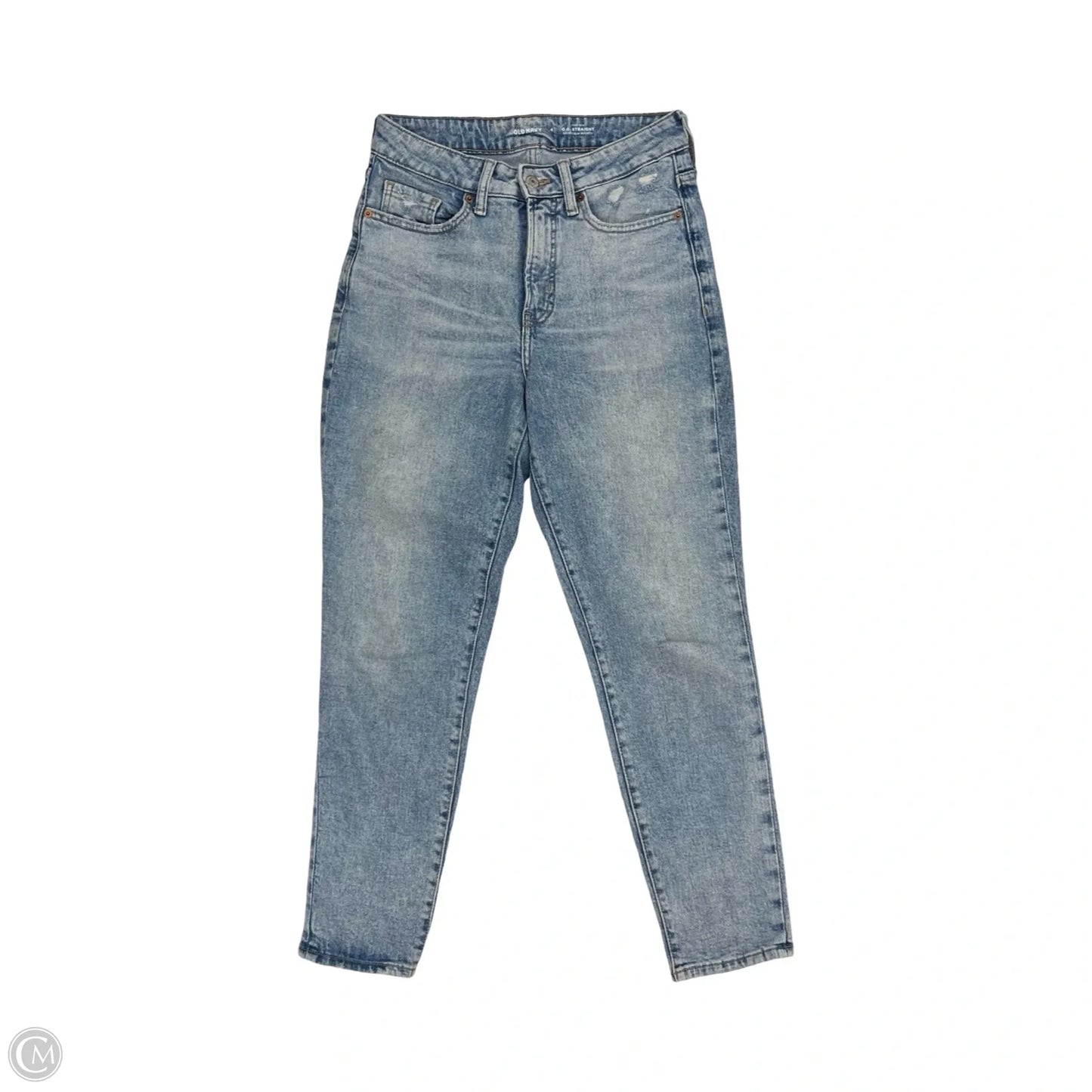 Jeans Straight By Old Navy In Blue Denim, Size: 4