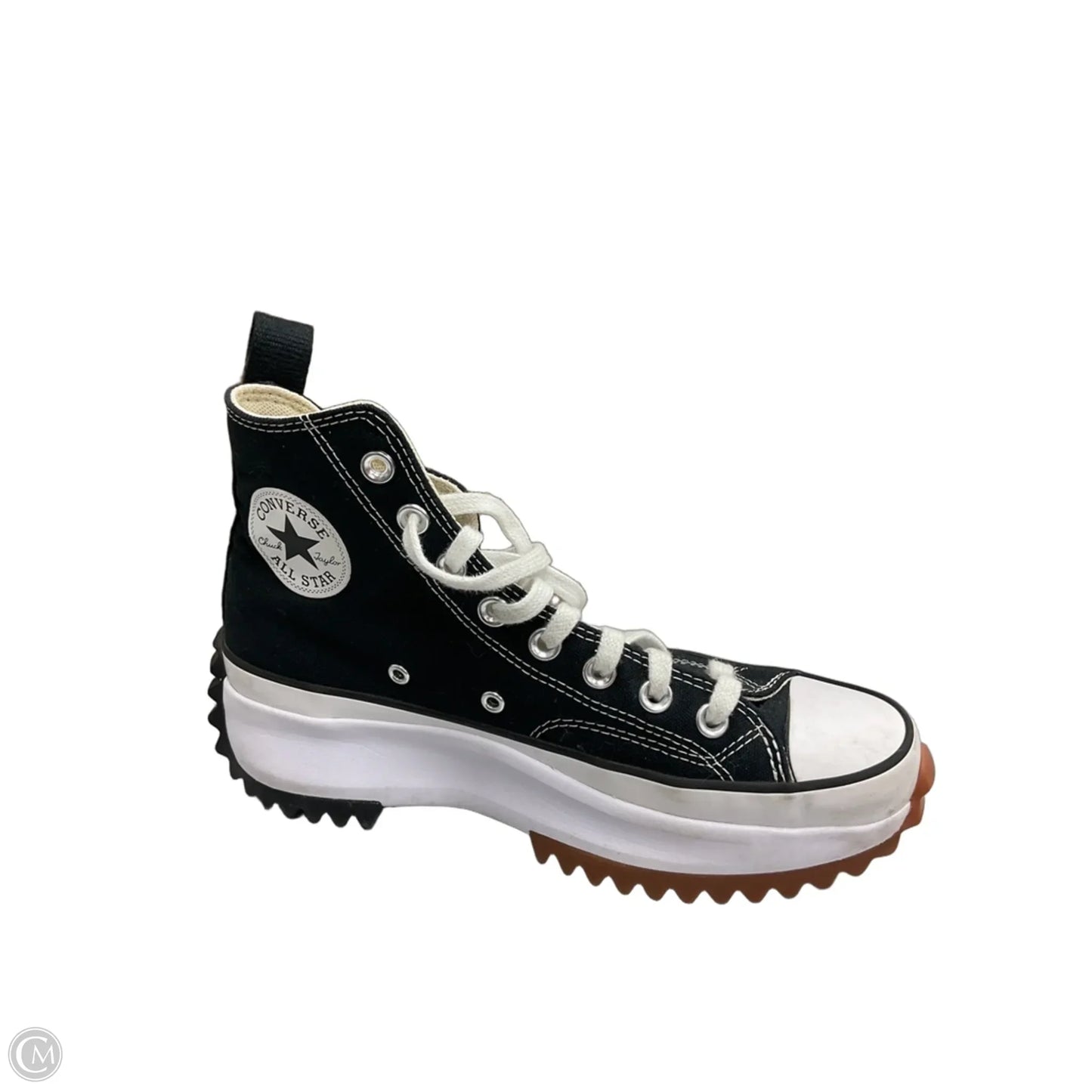 Shoes Sneakers Platform By Converse In Black & White, Size: 8.5