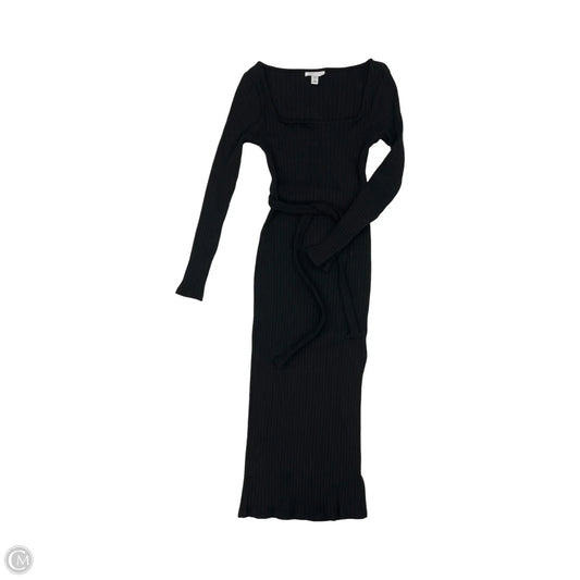 Dress Casual Midi By Top Shop In Black, Size: 6