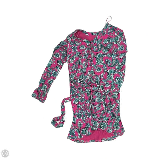 Dress Party Short By Cece In Green & Pink, Size: M