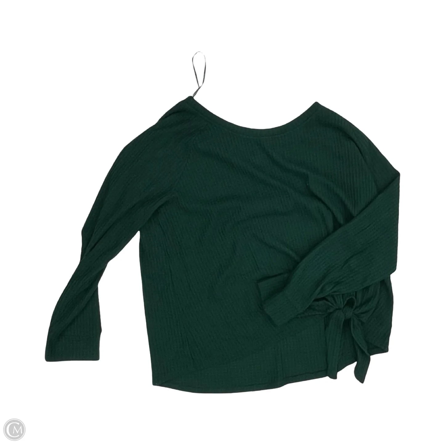 Top Long Sleeve By Nine Britton In Green, Size: Xl