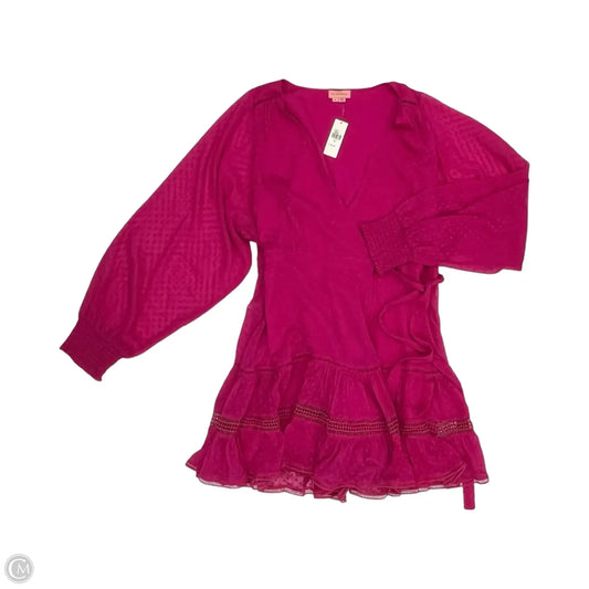 Dress Party Short By Anthropologie In Pink, Size: L