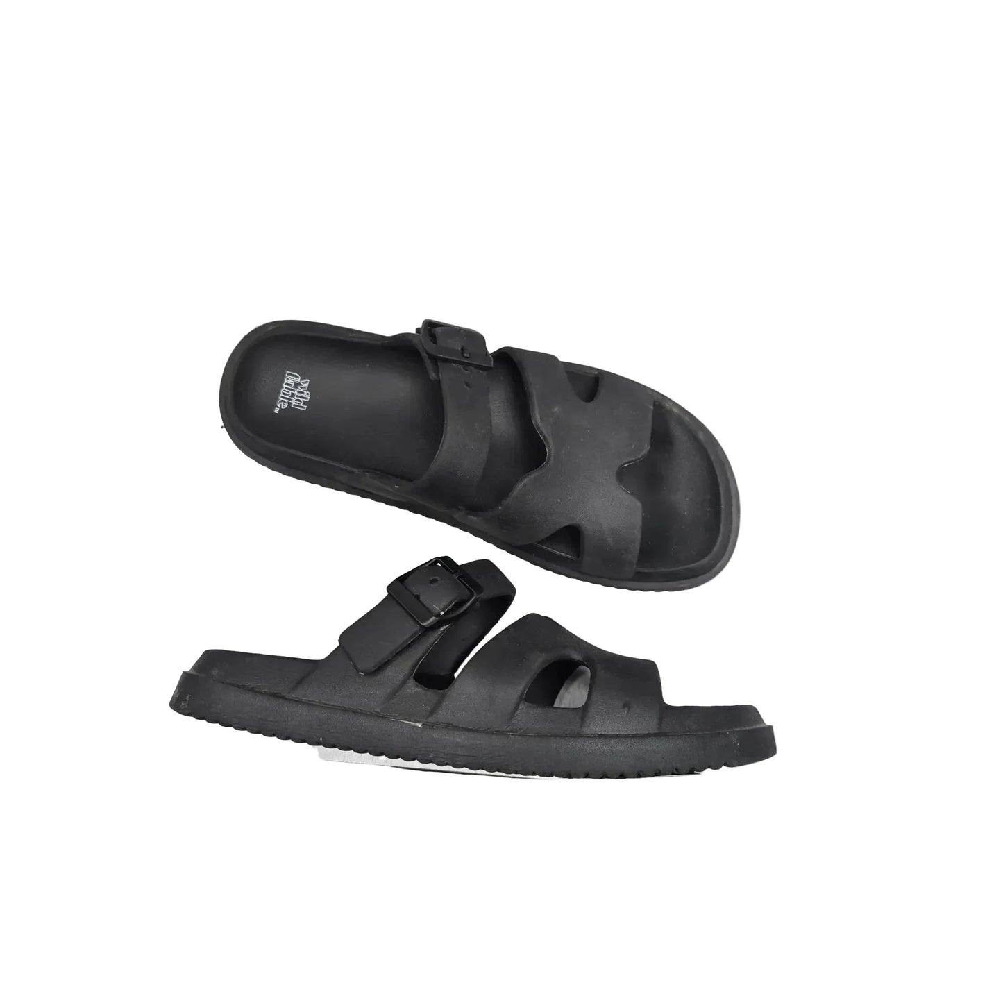 Sandals Flats By Wild Fable In Black, Size: 9
